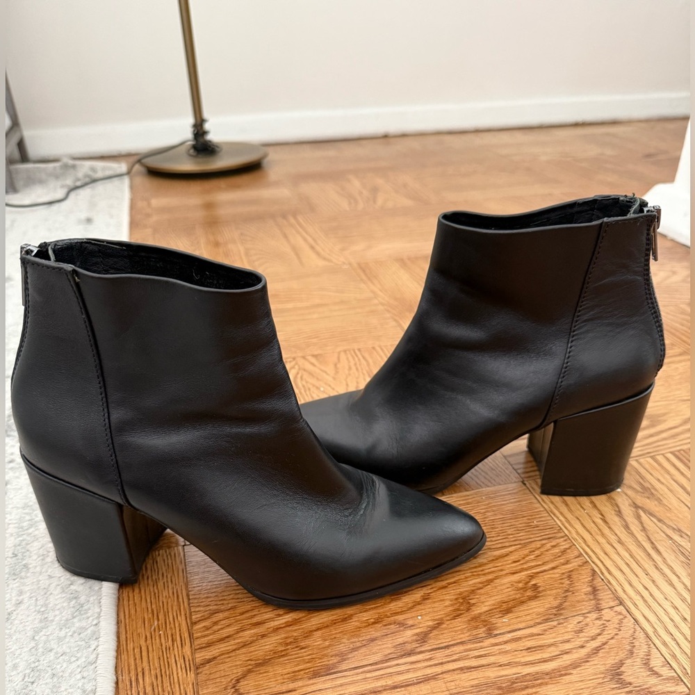 Steve Madden Black Booties